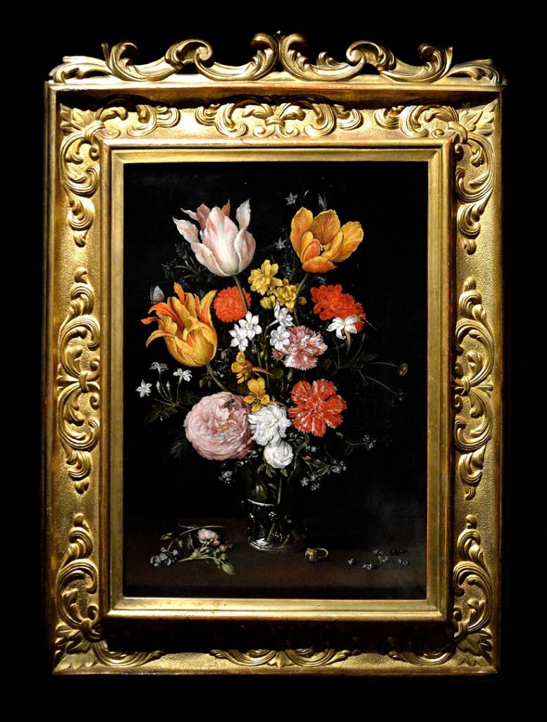 20 . Bergame - Accademia Carrara - Jan van Kessel le Vieux - Vase de fleurs - 1612