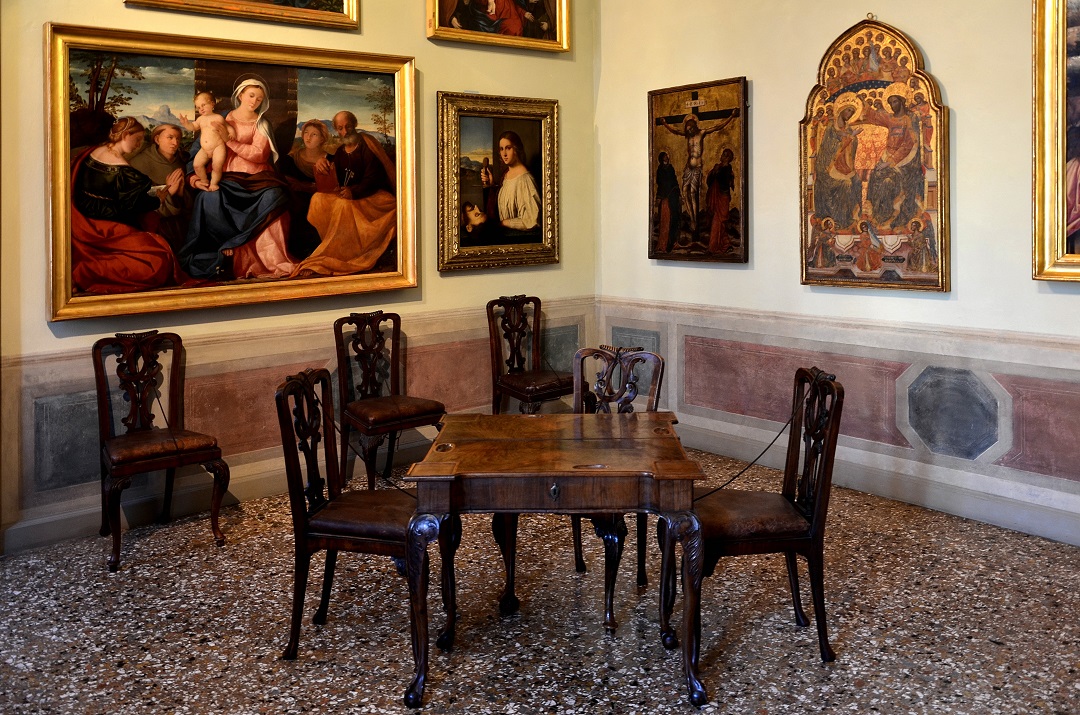 22 - Le palais Querini Stampalia - Salle de musique - Toiles de Pietro Longhi