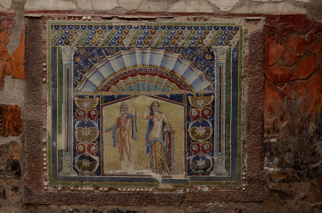 101 - Herculanum - Triclinium d'été de la maison de Neptune et Amphitrite