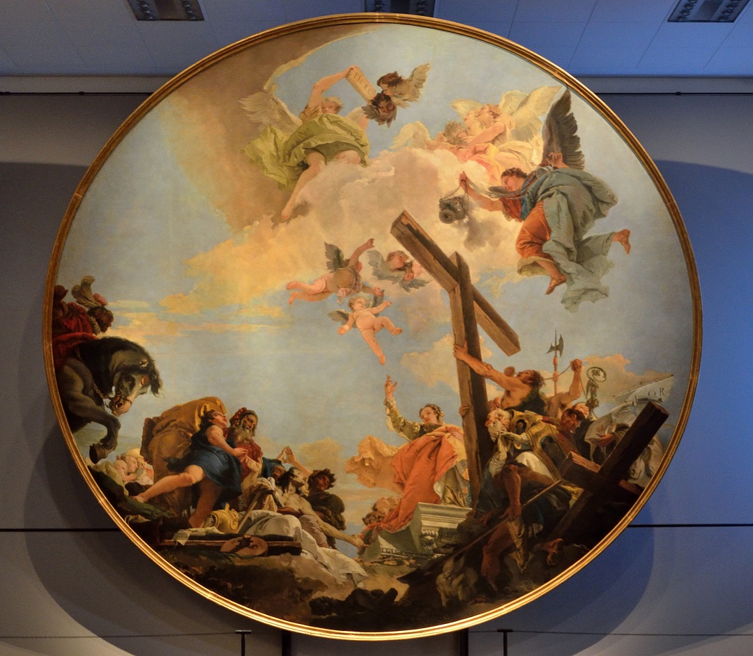 64 - L'Accademia .  Tiepolo . L'exaltation de la Croix