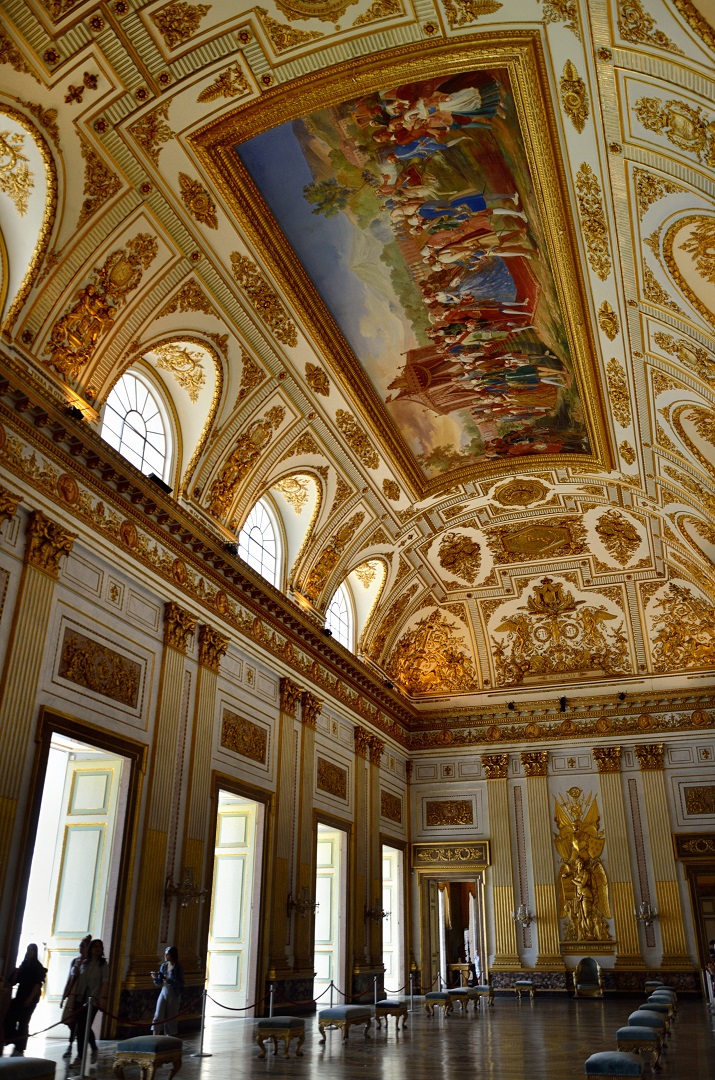 90 - Caserte - Salle du trône achevée au 19ème siècle