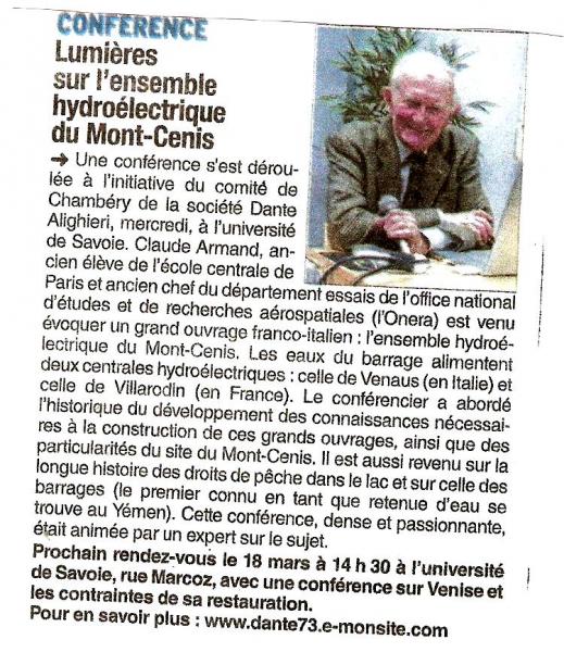 Conference Mont Cenis